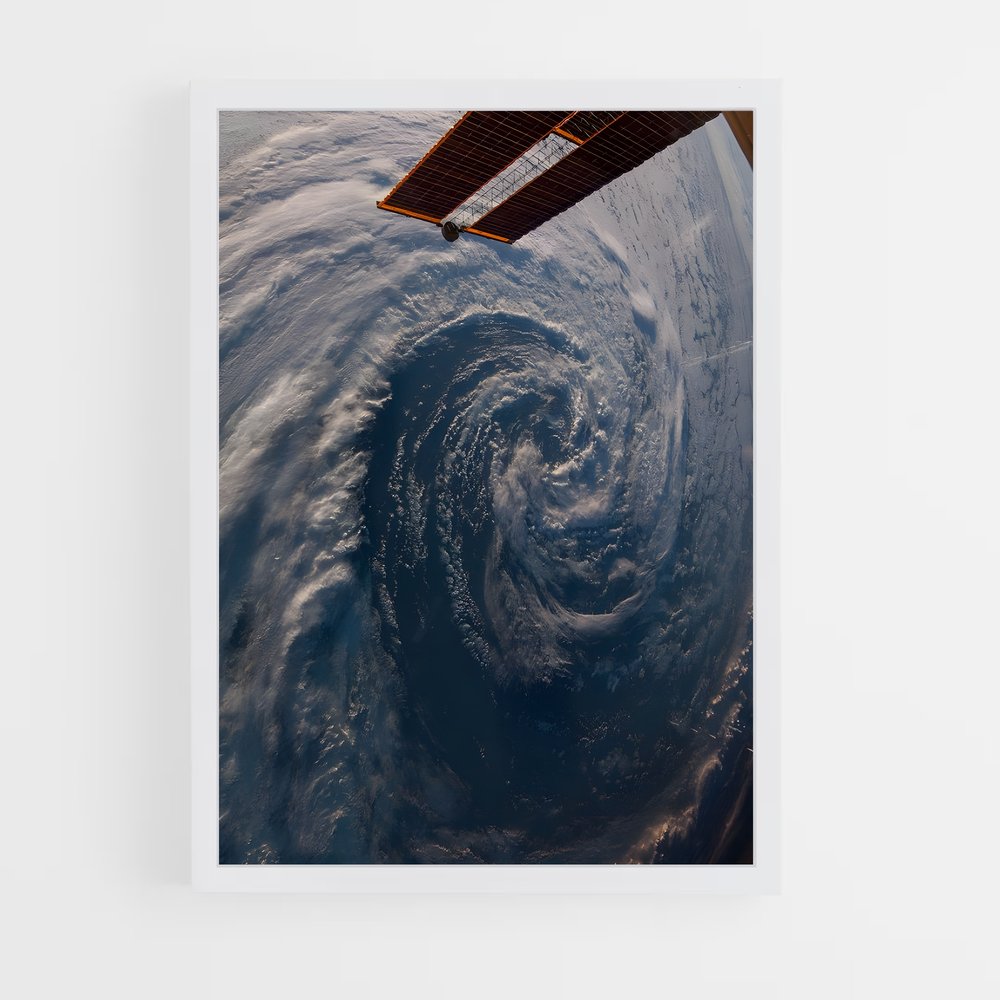 Poster Vue Époustouflante de la Terre depuis l'Espace – affiche Système solaire (vue 3)